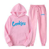 Cookies Hoodie Printed Men's Pullover Set