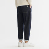 Men Jeans Dark Blue Jeans Men's Spring Versatile Simple