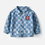 Children Jean Jackets Children's Clothing Spring and Autumn Neutral Long-Sleeved Casual Jeans