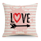 Valentine's Day Pillow Covers 4 Piece Random Styles Together, Love Festival Home Pillow Cushion Cover