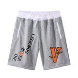 Vlone Shorts Printed Shorts Men'S Summer Cotton Casual Beach Pants