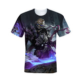 Skull T Shirt 3D Digital Printing Loose