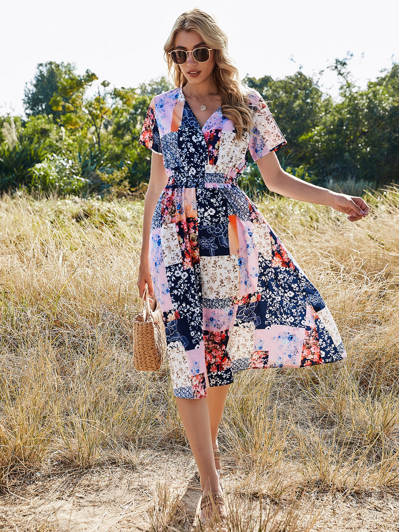 Nine Britton Dress Totem Print Dress