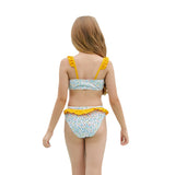 Children Swimsuit Lace Print Cute Fashion Bikini Swimsuit for Women