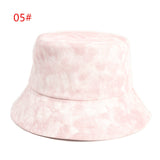 Bucket Hat Fishing Cap Cotton Print Fisherman Hat Bucket Hat Fashion Color Gradual Sun Hat