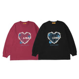 Crew Neck Sweatshirts for Men Men's Autumn Graffiti round Neck Sweater Men's Loose Casual Long Sleeve