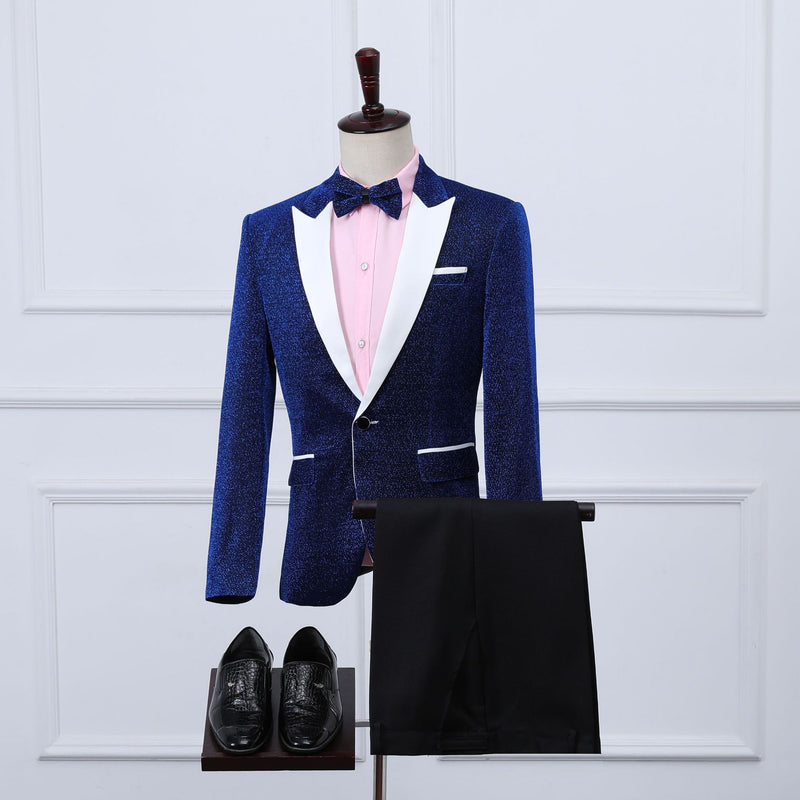 Black Tie Attire Slim Fit Suit Suit Business Performance Dress