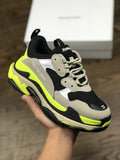Unisex Balenciaga Clunky Sneaker  Triples Crystal Air Cushion Thick Sole Height Increasing Hot Casual Sports Shoes