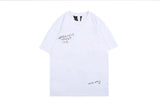 Vlone T Shirt Short Sleeve T-Shirt Printed High Street Hip Hop Men'S And Women'S Able Half Sleeve