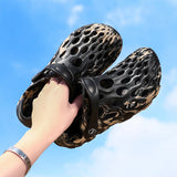 Mens Slide Coconut Hole Shoes Men'S Sandals Summer Beach Shoes Sports Cool