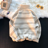 Men 'S Jackets Autumn And Winter Striped Sweater Men 'S Loose