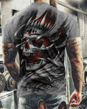 Skull T Shirt 3D Personalized Printing Fashion Boy's Short Sleeve T-shirt