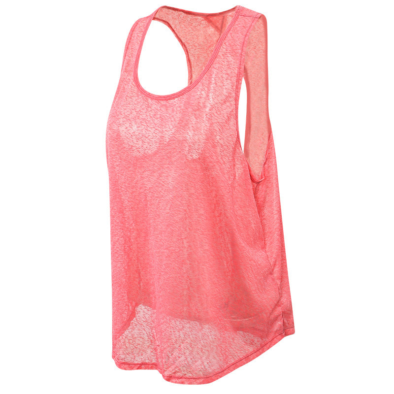 Moisture Wicking Tank Top Loose Yoga Sweatshirt