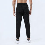 Sweat Wicking Pants Ice Silk Sports Pants Woven Elastic Breathable