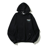 Kanye West Sunday Service Hoodie Autumn And Winter Black Pile Loop Foaming Printed Hoodie