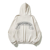 Askyurself Hoodie Letter Loose Hooded Sweater Men's Casual