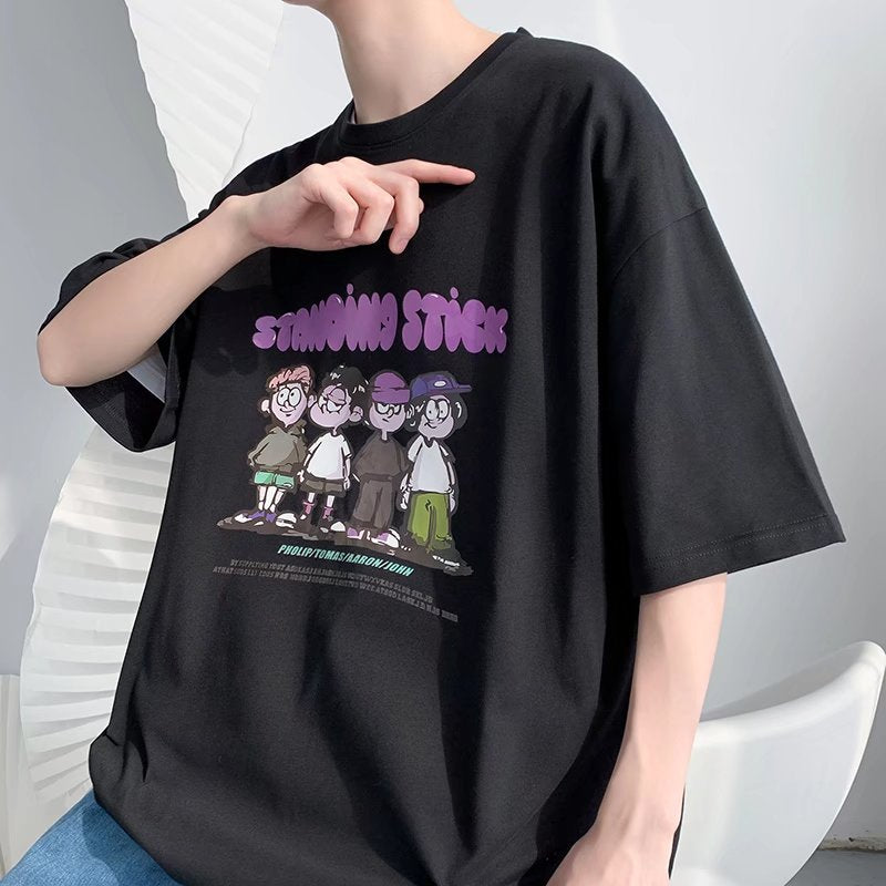 Men T-shirt Printed Half Sleeve Leisure