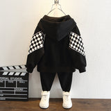 Toddler Boys Jackets Boys Spring Clothes Suit Sports Two-Piece Set