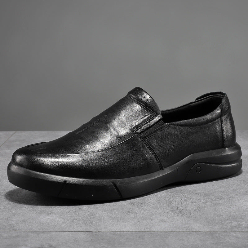 Men's Loafers Relaxedfit Slipon Loafer Men Shoes Spring Men's Leather Ankle Shoes Casual Business Comfortable Fashion Men's Shoes