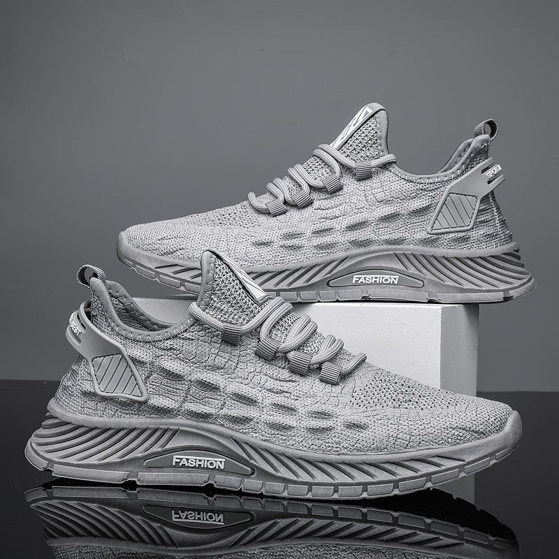 designer Sneaker Shoes Summer Breathable Fashion Sneakers Casual Low Top Solid Color Light Running Men's Shoes