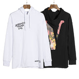 Vlone Hoodie Autumn And Winter High Street Casual Back Large V Loose Hoodie Sweater