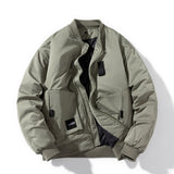 Varsity Jacket Autumn And Winter Bomber Jacket Men Hooded Baseball Uniform