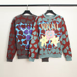 Nirvana Hoodie Justin Biber Hip Hop Angel Heart Printing Sweater