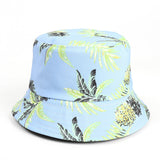 Bucket Hat Fishing Cap Cotton Print Fisherman Hat Pattern Printing Bucket Hat Female Sun Hat Tide