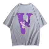 Vlone T Shirts Printed Hip Hop Couple Short Sleeve T-Shirt