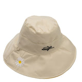 Women Bucket Hat Little Daisy Reversible Fisherman Hat Sun Protection