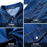 Men Denim Jackets Vintage Denim Jacket Men