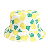 Bucket Hat Fishing Cap Cotton Print Fisherman Hat Printed Fruit Casual Sun Hat Sun Hat