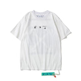 Off White T Shirts Back Sketch Arrow Print