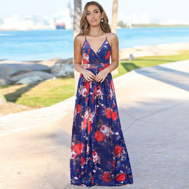 Nine Britton Dress Floral Strap Slim Fit