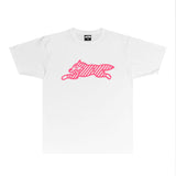 Ice Cream Running Dog T Shirt Loose Printed Audio Rap T-shirt