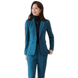 Interview Suit Women Autumn Striped Suit Women's Suit Pants Suit