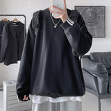 Men's Sweatshirt Autumn Crew Neck Sweater Men's Loose Leisure Sports