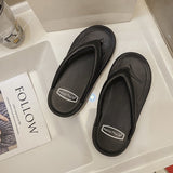 Women Open Toe Sandals Flats Summer Solid Color Flat Heel Leisure Stylish and Lightweight Sandals