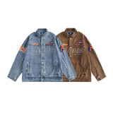 Men Denim Jackets Spring and Autumn Denim Coat Jacket
