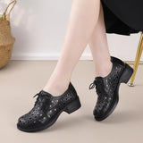 Highway Flat Sandals Summer Hollowed Toe Box Hole Shoes Chunky Heel Sandals