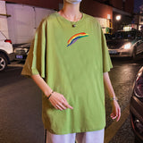 Men T-Shirts Loose Half Sleeve Printing