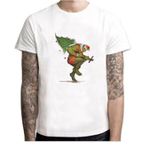 Men and Women Grinch Shirt Christmas Grinch Printed T-shirt Loose