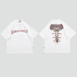 Y2g Shirts for Boys Spring and Summer Dark Printed T-shirt Short Sleeve
