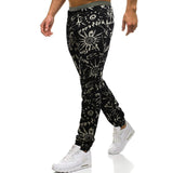Men's Pants Men's Sports Pants Slim-Fit Printed Trousers