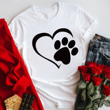 Valentine's Day T Shirt Short Sleeve plus Size T-shirt Printed Casual Top
