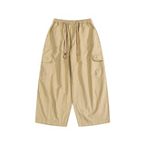 Man Fall Fall American Retro Solid Color Casual Pants Male Student Loose Straight-Leg Pants