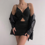 Music Festivals Rave Outfits Dress Spring and Summer Women's Clothing Fashion Suspenders Sexy