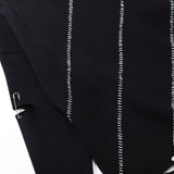 Men Sweater Stitch Design Pin Ripped Sweater Men's Trendy Pullover