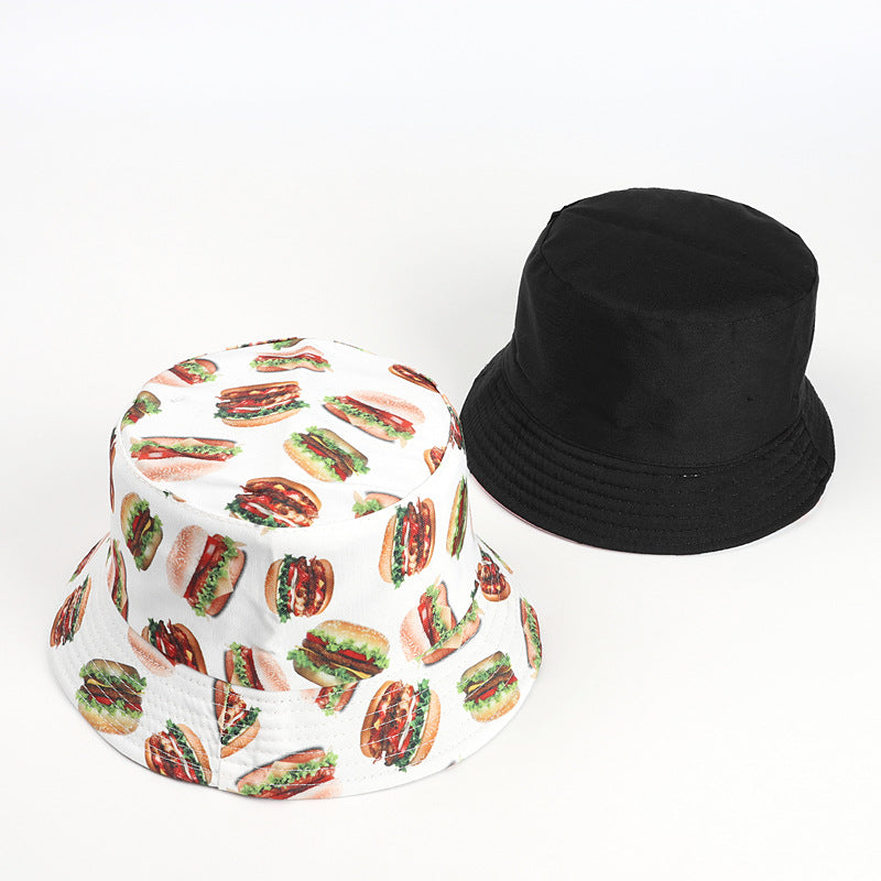 Bucket Hat Fishing Cap Cotton Print Fisherman Hat Printing Men and Women Hip Hop Outdoor Sunshade Sun Protection Hat