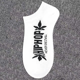 Off White Socks Short Socks Men's and Women's Basketball Sports Ankle Socks Hip Hop Socks